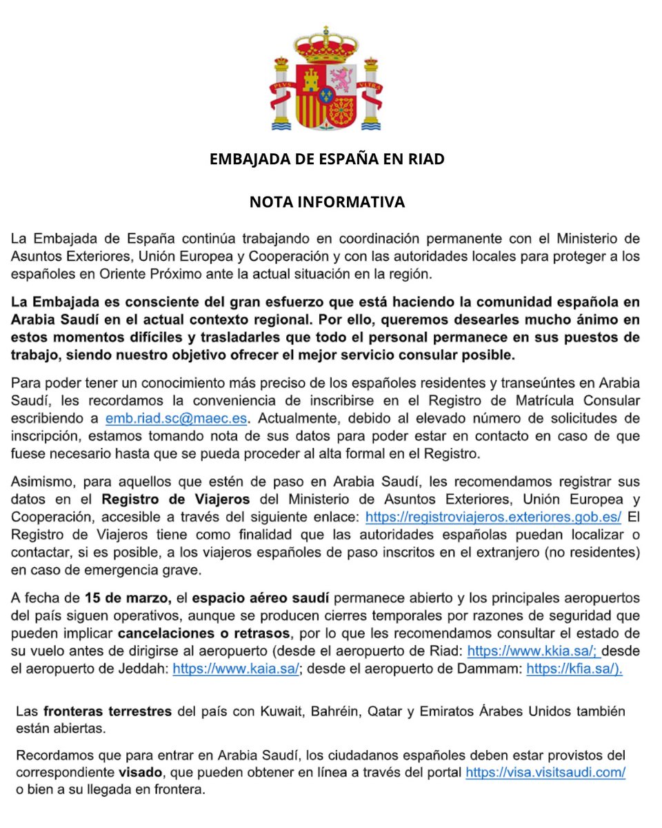 EmbEspaña en A.Saudí tweet media