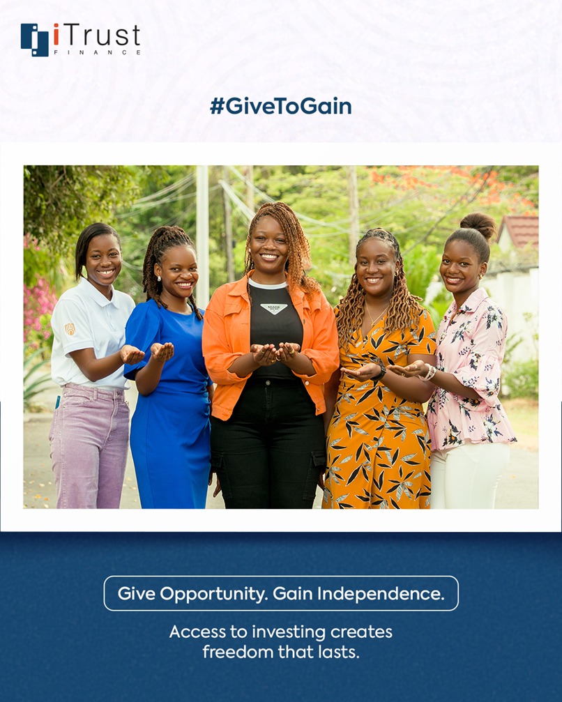 At iTrust, we believe that when women are given access to financial opportunities, they gain the independence to shape futures. Because when women stand independently, families and communities grow stronger.

#GiveToGain #iTrustFinance #WomenWhoInvest #WomenEmpowerment