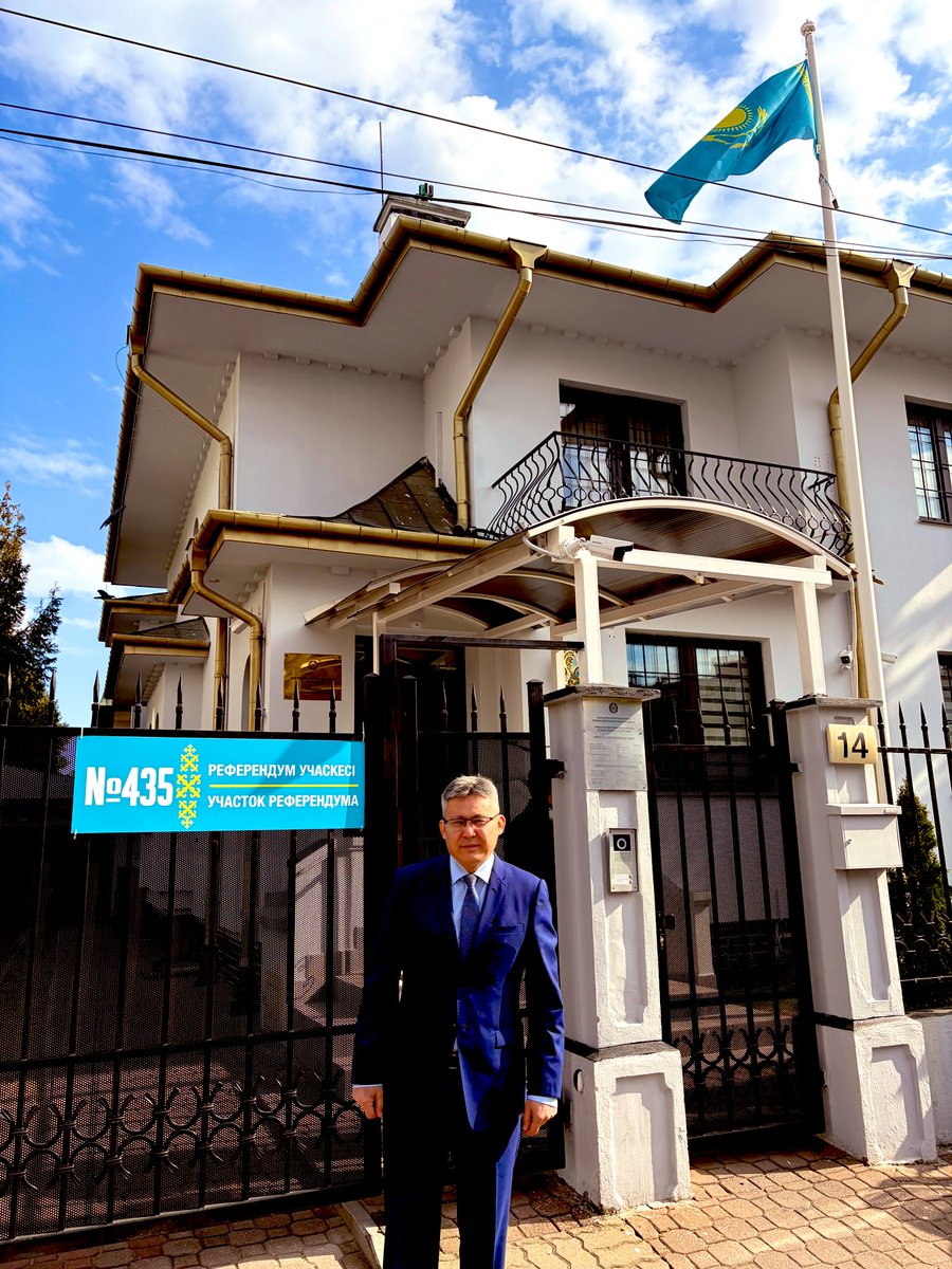 🇰🇿 2026 жылғы 15 наурызда Қазақстан Республикасының жаңа Конституциясы бойынша референдумда дауыс бердім. Жаңа Конституцияның қабылдануы Мемлекет басшысының саяси реформалар бағдарламасының тәжірибелік нәтижесі болып табылады.
