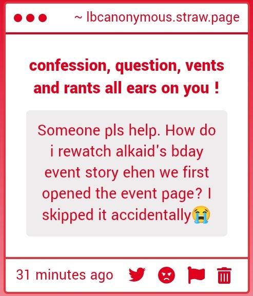 LBC Anonymous ✉️ tweet media