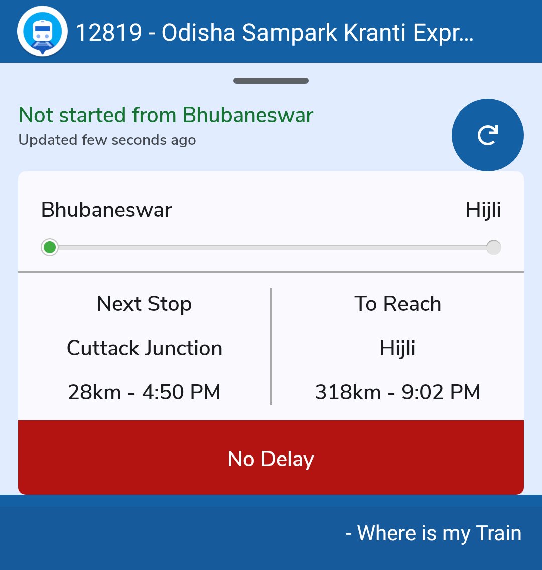 Gumnaam_A_Kalam's tweet image. @DRMKhurdaRoad  @EastCoastRail @DRMWaltairECoR @RailMinIndia
Urgent request to ensure timely running of #TN_12819. I have a critical connecting tn frm #KGP. Any delay will cause to miss my jrny. Plz prioritize punctual run for the sake of connecting pssngrs.#Punctuality #Schedule