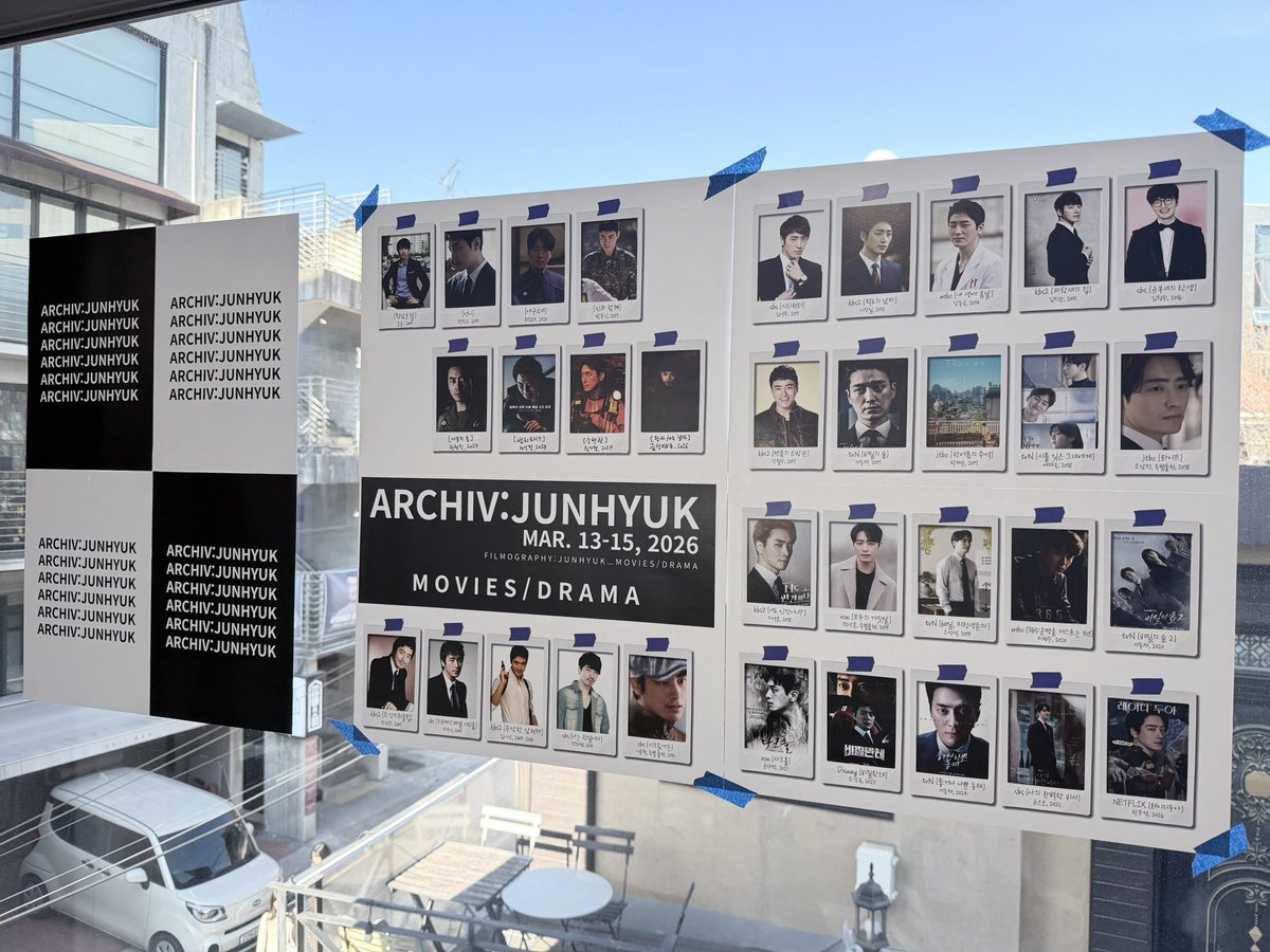 aileen_with_JH's tweet photo. [2026.03.13~03.15] STUDIOAPT

모든 날을 방문했는데,
사장님은 늘 친절하셨다🥺(감동.ᐟ )❤️

이번 카페는 사장님이 직접 주최하셨고,
역시 오빠 팬이시라는,,,🫶🏽

삼면이 통유리,
모든 빛이 통하는 곳에
오빠 이미지가 고스란히 남겨져 있었다.

생일카페 열어주셔서 고맙습니다.

#이준혁_아카이브 https://t.co/4x56cKBHSQ