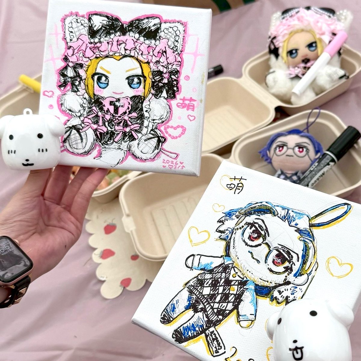 #ぬいぐるみ写生大会