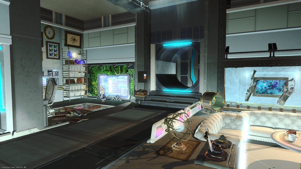 syuten14's tweet photo. 自宅改装しました。
 宇宙船内居住区イメージです🚀 Meteor Belias 
Lavenderbeds 30-6 [L] #FF14Housing #FF14ハウジング #FFXIVhousing #HousingEden #FF14 https://t.co/k7L3Fw7K1u
