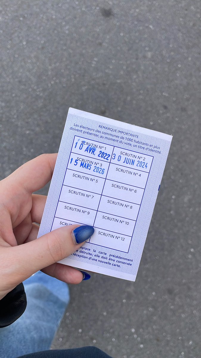 A voté la team 🔥🔥 
Je vote à chaque fois, j’oublie juste ma carte une fois sur deux lol