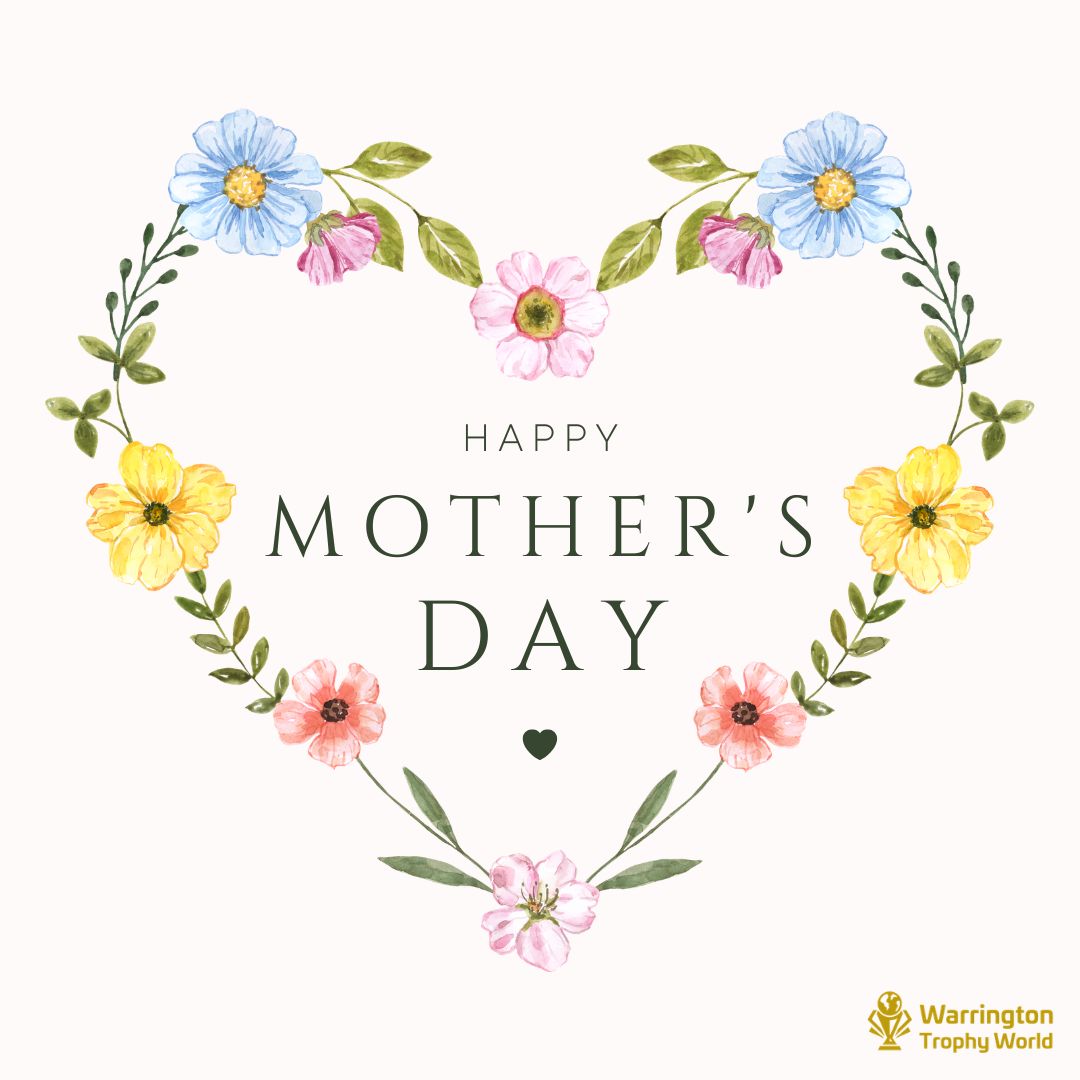 Warrtrophyworld's tweet photo. Happy Mother’s Day to all the amazing mums out there 🌸
Whether you’re cheering from the sidelines, supporting from home, or simply being there when it matters most thank you for everything you do.
From all of us at Warrington Trophy World. https://t.co/DLH0OA5IKT
