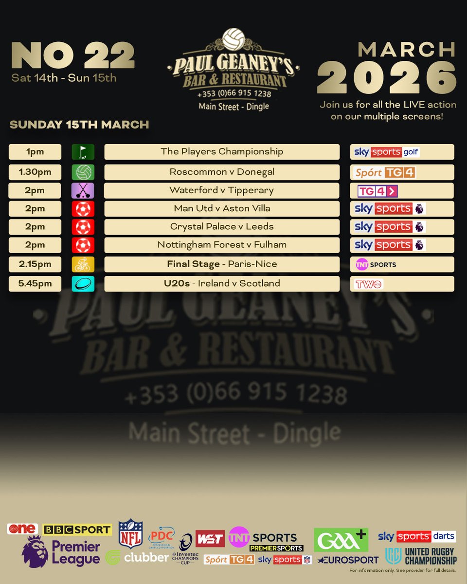 Paul Geaney's Bar & Restaurant tweet media