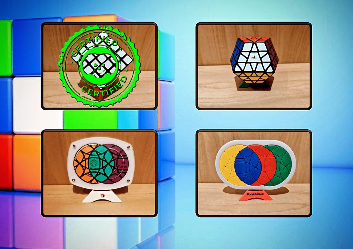 3 tres para el DESBARBECHO TOTAL... #rubiks #cubos #cubes #twistypuzzles #emojirubiknow