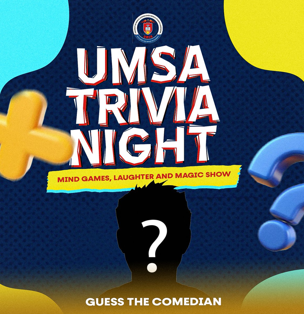 zumarhh's tweet photo. Day 13 of Just Showing Up 

Case Study: UMSA Trivia Night

This project was fun, I won’t lie. Sometimes you just let contrasting colours and shapes tell the story.

Thank you UMSA once again.
And shoutout to Olly (D.O. Socials) for the trust. https://t.co/9ROEvOVQvs