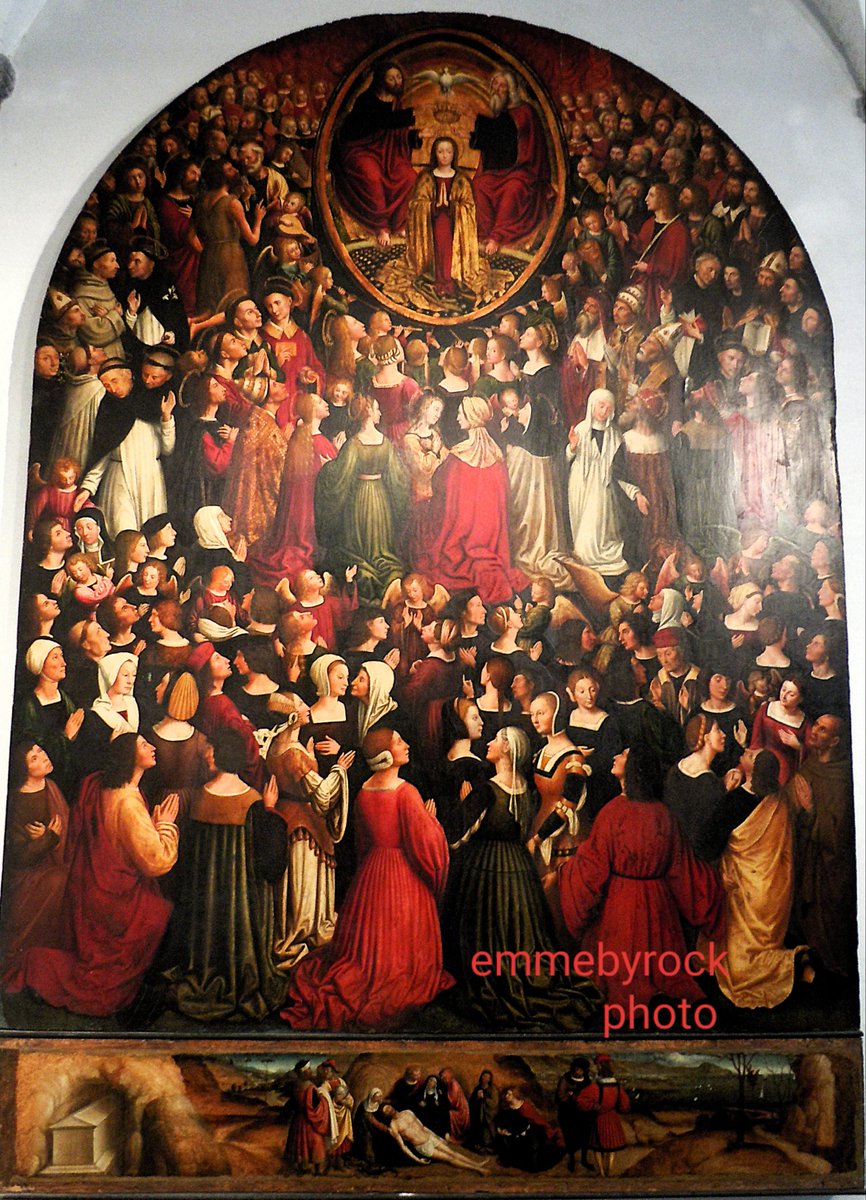 emmebyrock's tweet photo. Molti personaggi ne "L'Ascesa della Vergine" di Ludovico #Brea, al centro si nota una figura che si volge indietro, si tratta di #Simonetta #Cattaneo, innumerevoli volte rappresentata da #Botticelli; forse un rimpianto...
al Museo S. M. di Castello a #Genova
#emmebyrock
#photo https://t.co/Tfi5D5yO0Q