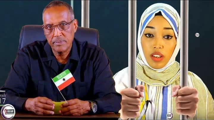 Jigjigamedia's tweet photo. Goosha waxeey Aheyd in jail Ceerigaabo ah lagu xidho. #Xuus Naciima Abwaan Qorane oo dhawaan ay maxkamadda gobolka Hargeysa saddex sanno oo Xabsi ah ku xukuntay ayaa saaka xabsiga #Gabiley laga sii daayay, kaddib cafis uu u fidiyay madaxweynaha Somaliland Muuse Biixi Cabdi. https://t.co/nMVZxC0cMm