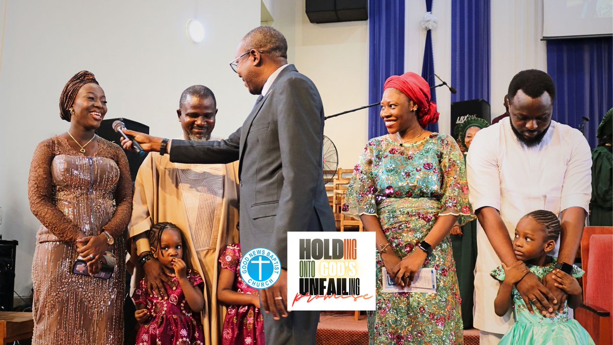 GnbcLagos's tweet photo. A special moment in today’s service as we celebrated a Child Dedication. 🤍
We commit this precious life into God’s hands, trusting in His unfailing promise to guide and keep them always. — Joshua 1:1–5
#ChildDedication #SundayService #GodsPromises #ChurchFamily #GNBCLagos https://t.co/OeTmjUnGJF