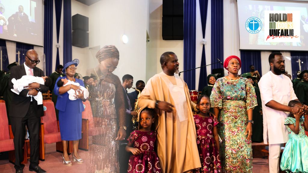 A special moment in today’s service as we celebrated a Child Dedication. 🤍
We commit this precious life into God’s hands, trusting in His unfailing promise to guide and keep them always. — Joshua 1:1–5 

#ChildDedication #SundayService #GodsPromises #ChurchFamily #GNBCLagos