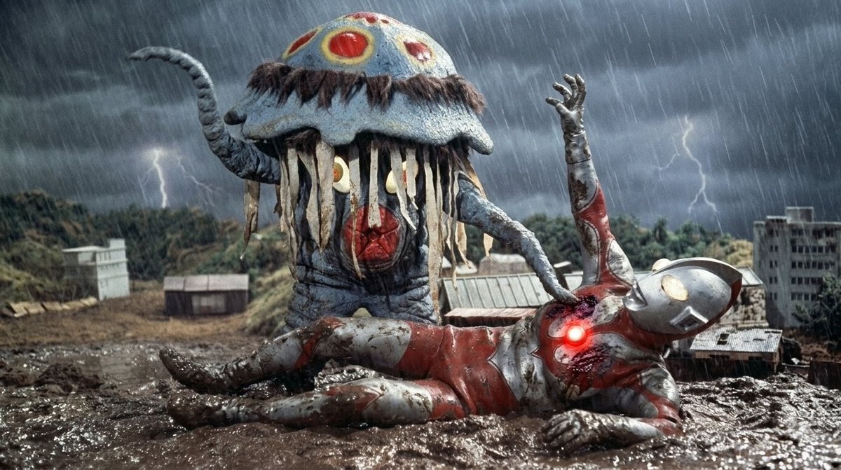 ウルトラマン敗北 tweet media