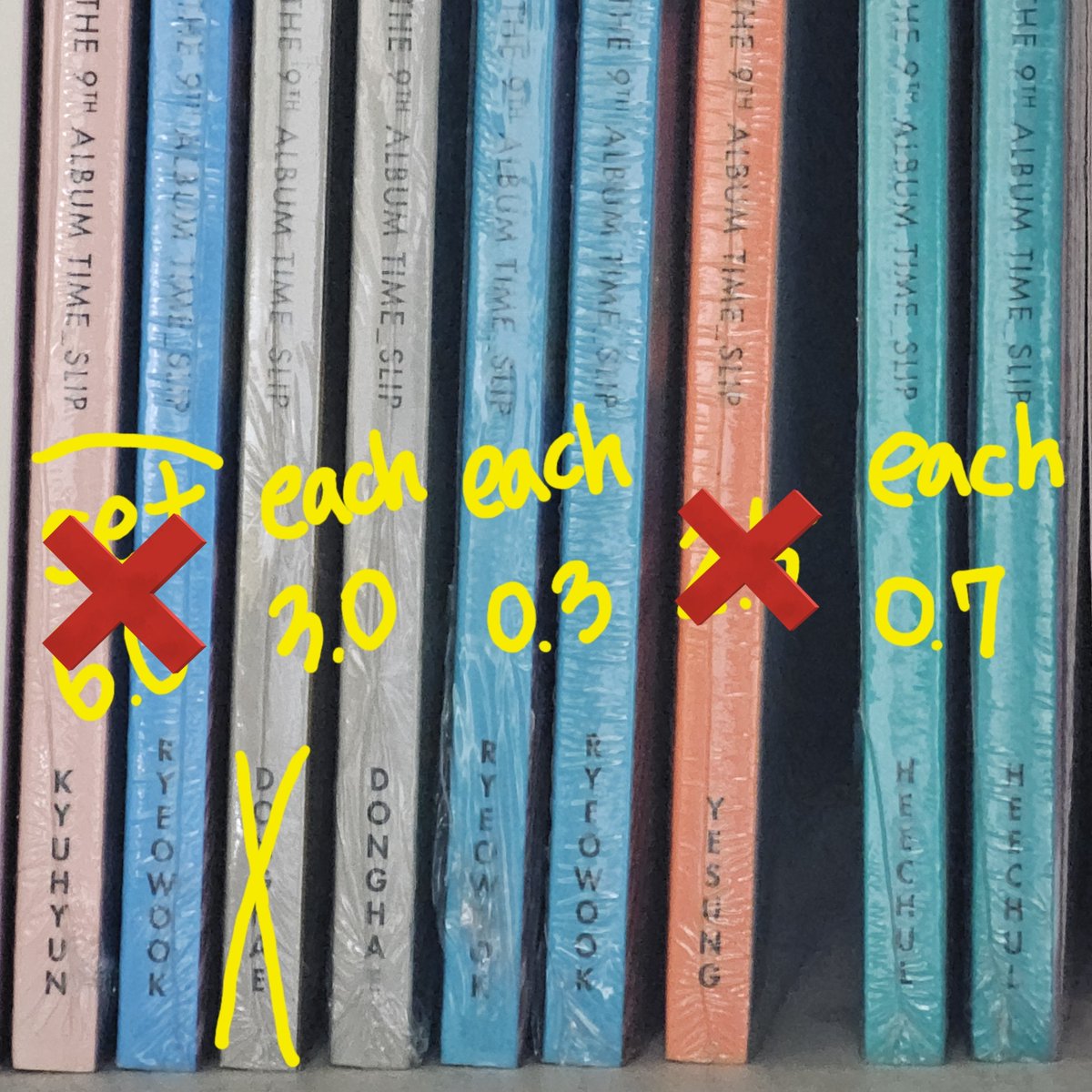 yang_do_cheap's tweet photo. 슈퍼주니어 슈주 정규 9집 Time Slip
개인반 미개봉 앨범 양도 판매

이특 예성 신동 은혁 시원 규현 ❌
희철 동해 려욱 ⭕

굿즈 슈퍼쇼 포토카드 포카 럭드 솔로 미공포 SuperJunior Leeteuk Heechul Yesung Shindong Eunhyuk Siwon Donghae 포춘 Ryeowook Kyuhyun MD 원가 LSS D&amp;E 트레카 분철 시그 https://t.co/estwbCG3Ib