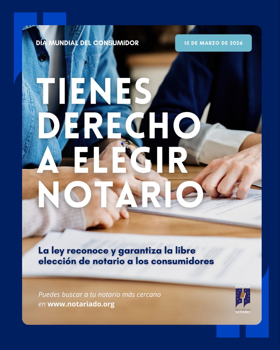 Notarios de España tweet media