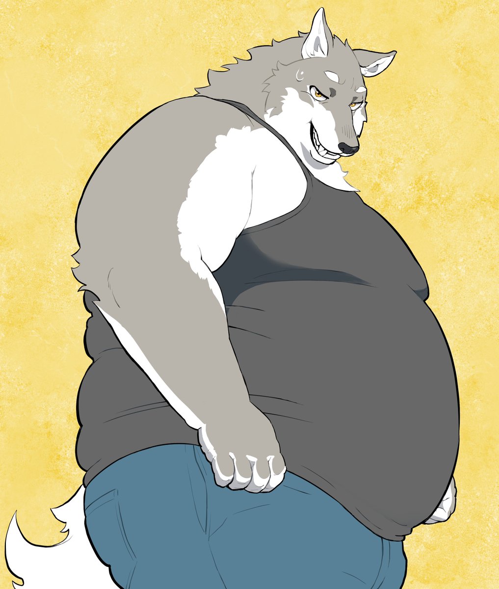 metabosukiy's tweet photo. 「おまえ…その横幅は毛量だけじゃねぇな？」

#oc 
#furryartists https://t.co/KH67nK6YH1