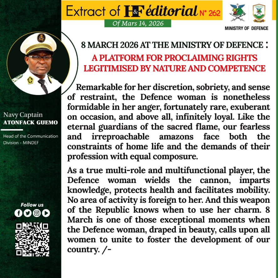 Ministère de la Défense du Cameroun tweet media
