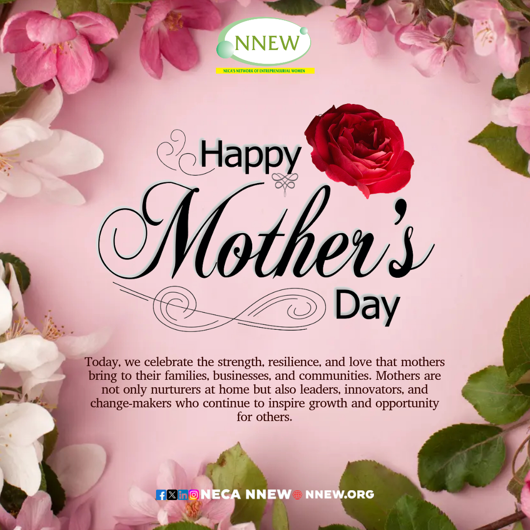 Happy Mother’s Day to all the amazing mothers in the NNEW community and beyond. 🌸

We celebrate your strength, resilience, and the incredible role you play in shaping families, businesses, and communities. Thank you for inspiring the next generation. 💐

#MothersDay #NNEW