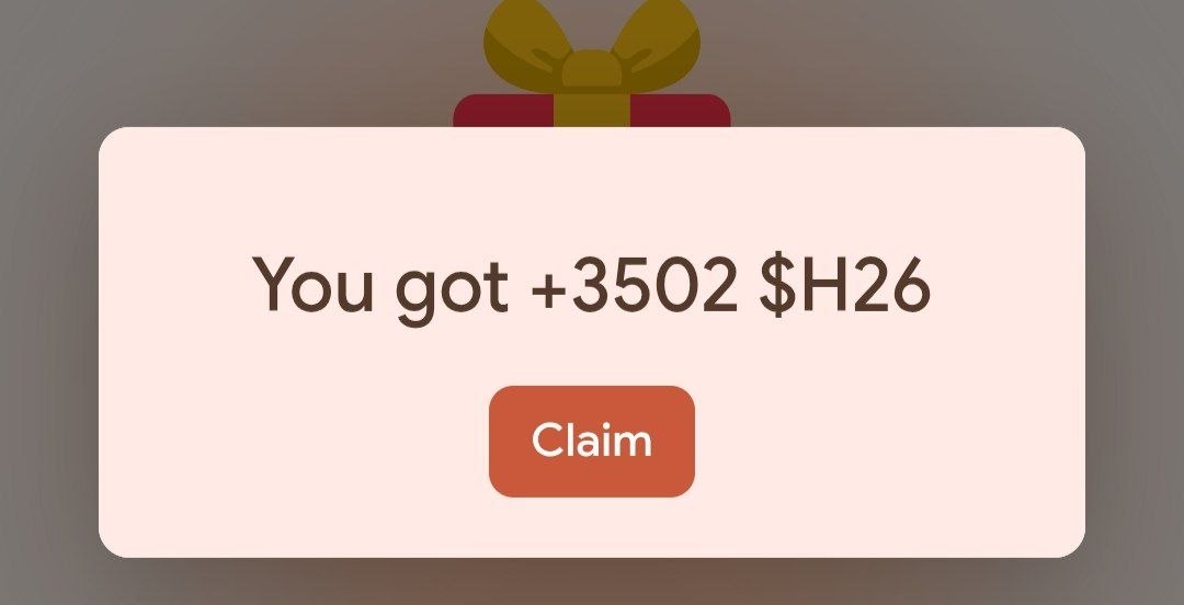 CryptoDailyZone's tweet image. 3.5k H26 Token Claim Done Check ✔️ 
Hello26 Airdrop H26 Token Claim Update 
➤Claim Page
farcaster.xyz/miniapps/zBLLI…
Open &amp;amp; Click Claim Everyone 
#Farcaster #Wallet #User #H26 Token #Update #Claim