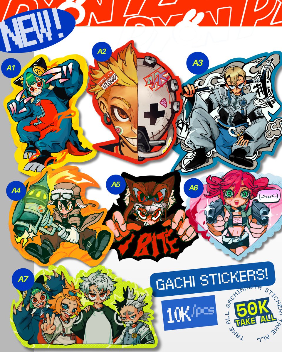 pyonthewrld's tweet photo. izinkan aku memberi panggung kepada karya-karya yang ku buat dalam beberapa bulan terakhir,  MY NEW GACHI STICKER COLLECTION!! https://t.co/BCNRevVnkH