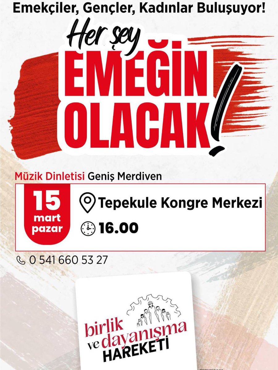 Bugün buradayız dostlar. <a href="/bdninsesi/">Birlik ve Dayanışma Hareketi</a> etkinliğinde şarkılar söyleyeceğiz. <a href="/genismerdiven/">Geniş Merdiven</a> <a href="/mmengirkaon/">murat mengirkaon</a>