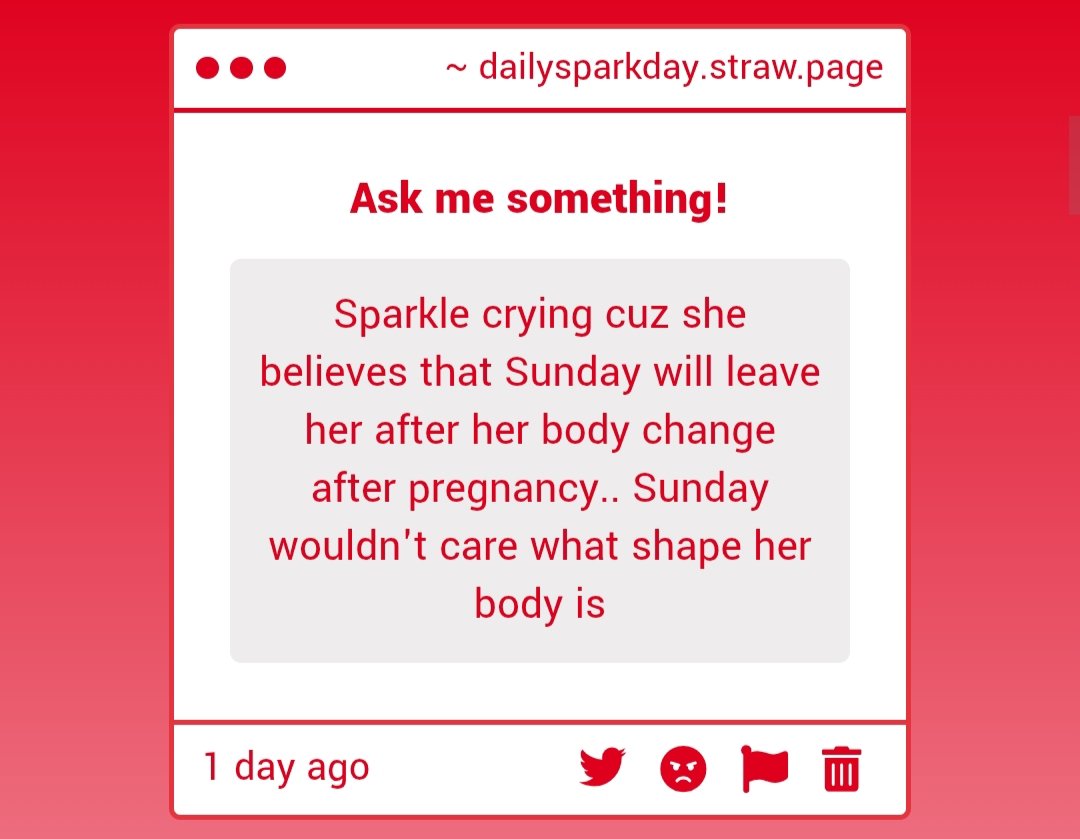 Little did she know that he loves her in any form, especially after she gave birth to their child
Sparkle will recover anyway and will fool around with the little one even more lively than before