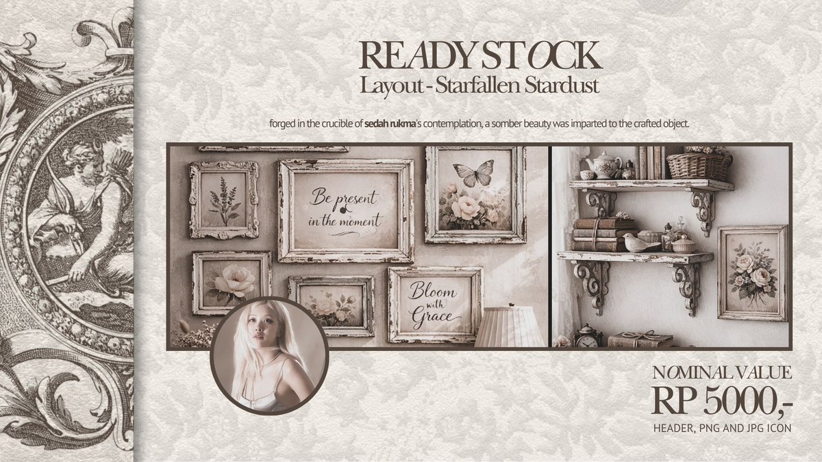 sedahrukma's tweet photo. Help rt/repost? Thank you!

Ready-to-go 5 layout - Rose priced at RP 5,000,-/each includes png and jpg icon. Don’t hesitate to knock my dm if you’re interested.

#zonauang #zonajajan https://t.co/iswm898ZJz