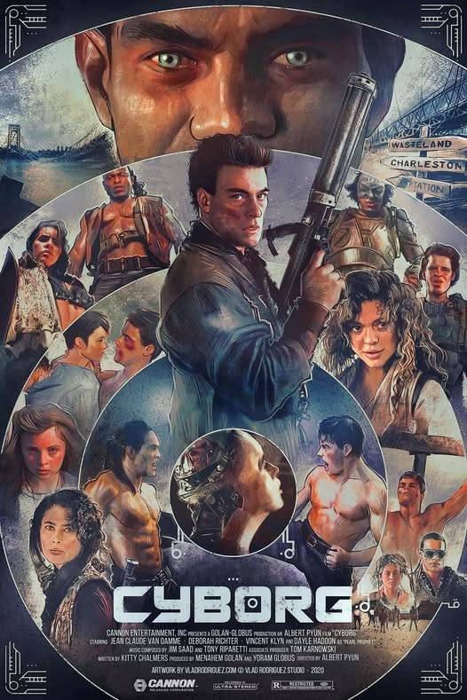 Cyborg (1989) 
Art by Vlad Rodriguez.