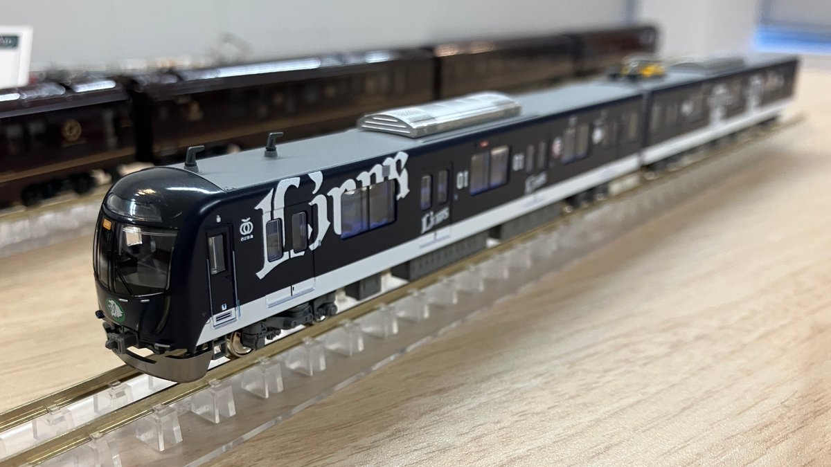 andoromedaya's tweet image. #KATO から発売予定の西武鉄道40000系50番台&amp;lt;L-train&amp;gt;のご紹介です！
埼玉西武ライオンズのコラボラッピングとして長年運行されているL-train！
3000系・9000系・20000系と、数々の車両がラッピングされてきましたが、今回は4代目の40000系が製品化！
この機会にいかがでしょうか？
#西武 
#鉄道模型