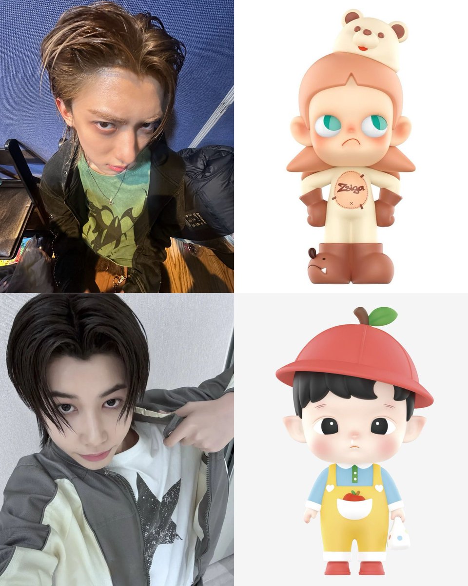 swucin's tweet photo. #LNGSHOT as a popmart character 🎯 https://t.co/iNkNoE5yS0