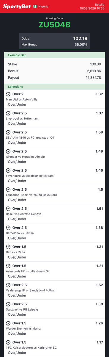 1000 &amp; 100 odds