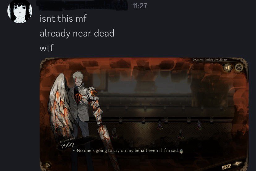 LibaryOfMiduna's tweet photo. He doesn't know...
(He was saying "Why is there a question mark" in the first screenshot btw) https://t.co/nLcE7F2jq2