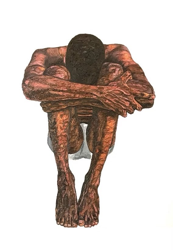 ChrisLavaquerie's tweet image. La démarche artistique de Nobel #Koty, artiste béninois, lauréat du prix Ellipse en 2024, est particulièrement introspective 👏👏 Il faut lire l’article que lui consacre @McZinsou à l’occasion de son expo au Lab de la @FondationZinsou