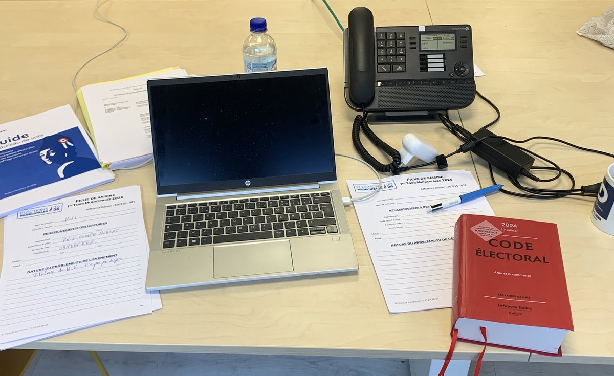 #Municipales2026 cellule juridique du ⁦<a href="/RNational_off/">Rassemblement National</a>⁩ en pleine activité