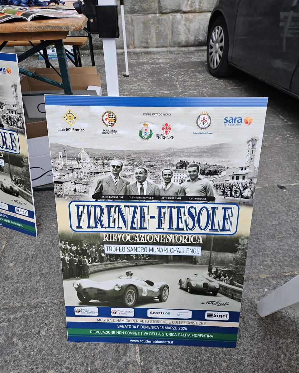 criscaletti's tweet photo. #15marzo

Questa mattina con il presidente della Regione Toscana @EugenioGiani e l’assessora del Comune di Firenze Letizia Perini abbiamo dato il via alla storica #Firenze–#Fiesole

Auto leggendarie, storia e passione sulle nostre strade

Salite a #Fiesole: lo spettacolo continua https://t.co/RHs4BT2NcO