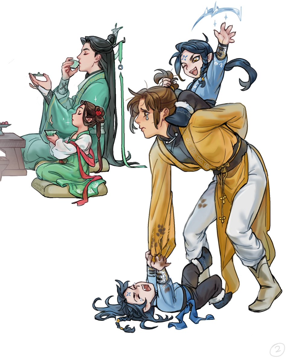 I first posted this on tumblr and the guys there really asked to see the moshang twins