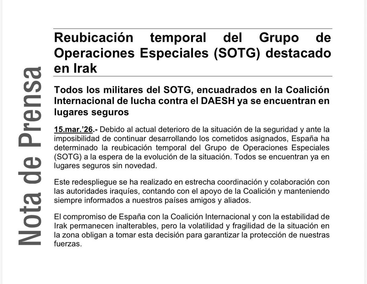 Ministerio Defensa tweet media