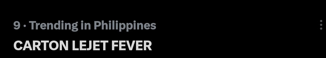 Grabe, bibilis niyo! Robot ba mga phones niyo? 9 na agd wla pang isang oras hahaah

CARTON LEJET FEVER
#CartonStayForever