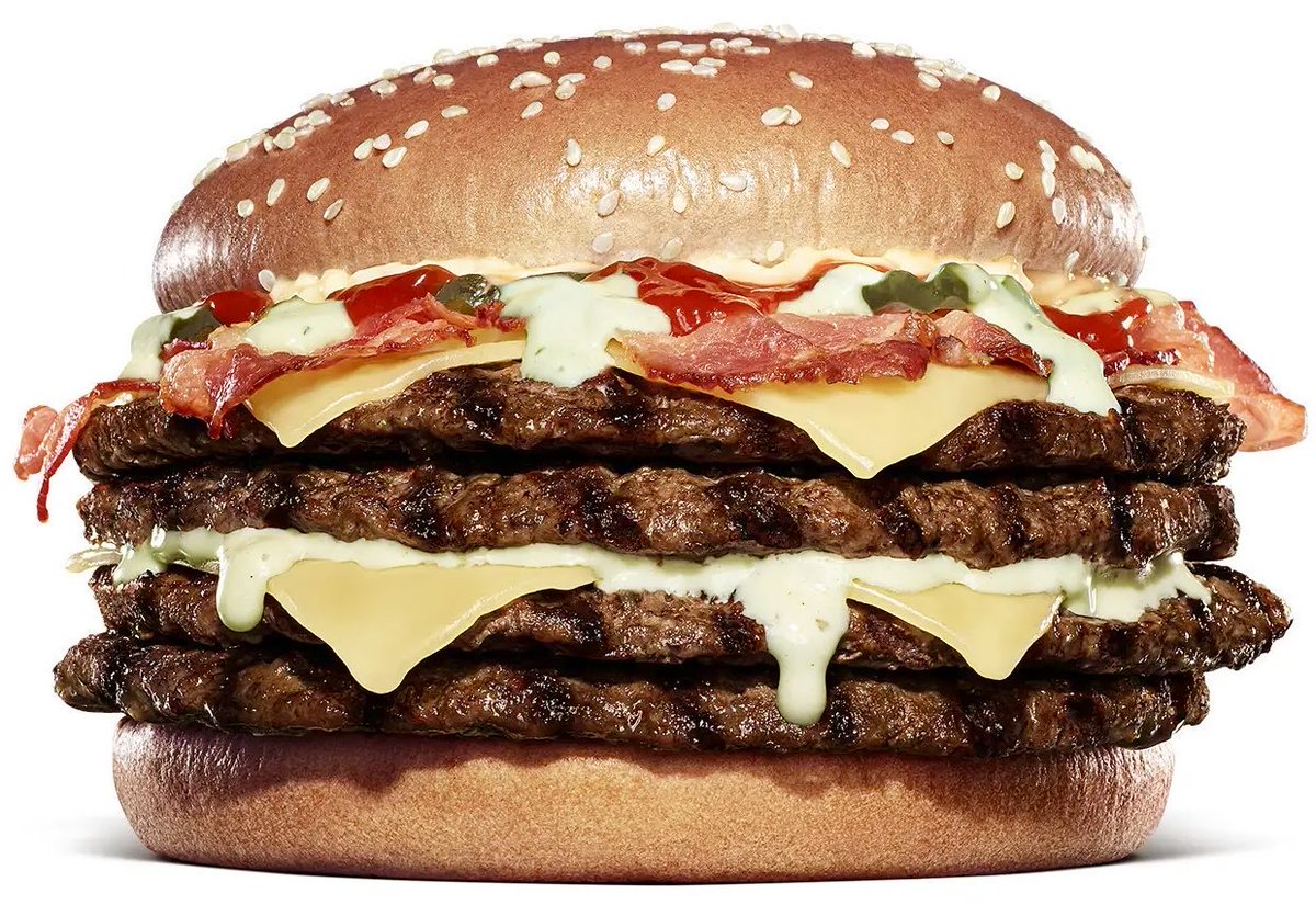バーガーキングでは、オーダー時に「オールヘビー」と伝えると、無料で増量できる野菜やソースがすべて約1.5倍になります✨
　
ワッパーでは、レタス・トマト・オニオン・ピクルス・ケチャップ・マヨソースが増量されます！