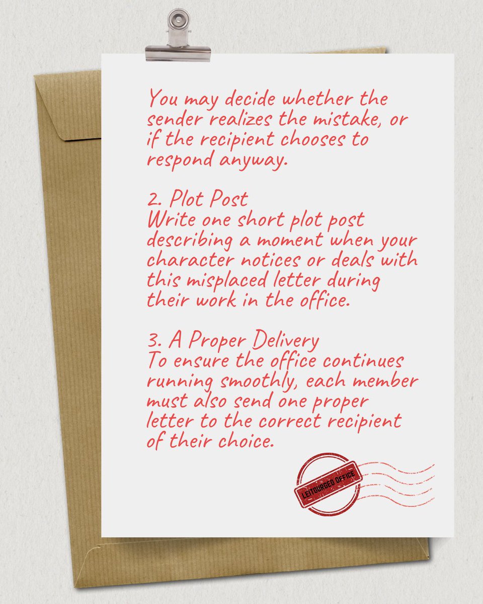 Leitourgeo's tweet photo. The office’s second assignment has been released. Please read the instructions below carefully before beginning the task. https://t.co/z1otan8NOW