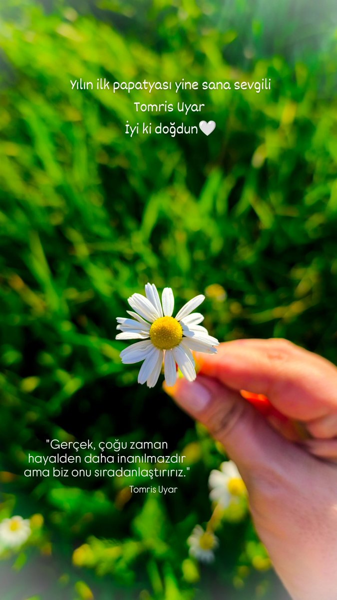 _deidamia_'s tweet photo. İyi ki doğdun #tomrisuyar 🤍

"Gerçek çoğu zaman hayalden daha inanılmazdır ama biz onu sıradanlaştırırız." 
                                            Tomris Uyar https://t.co/oBA8XaXAwo