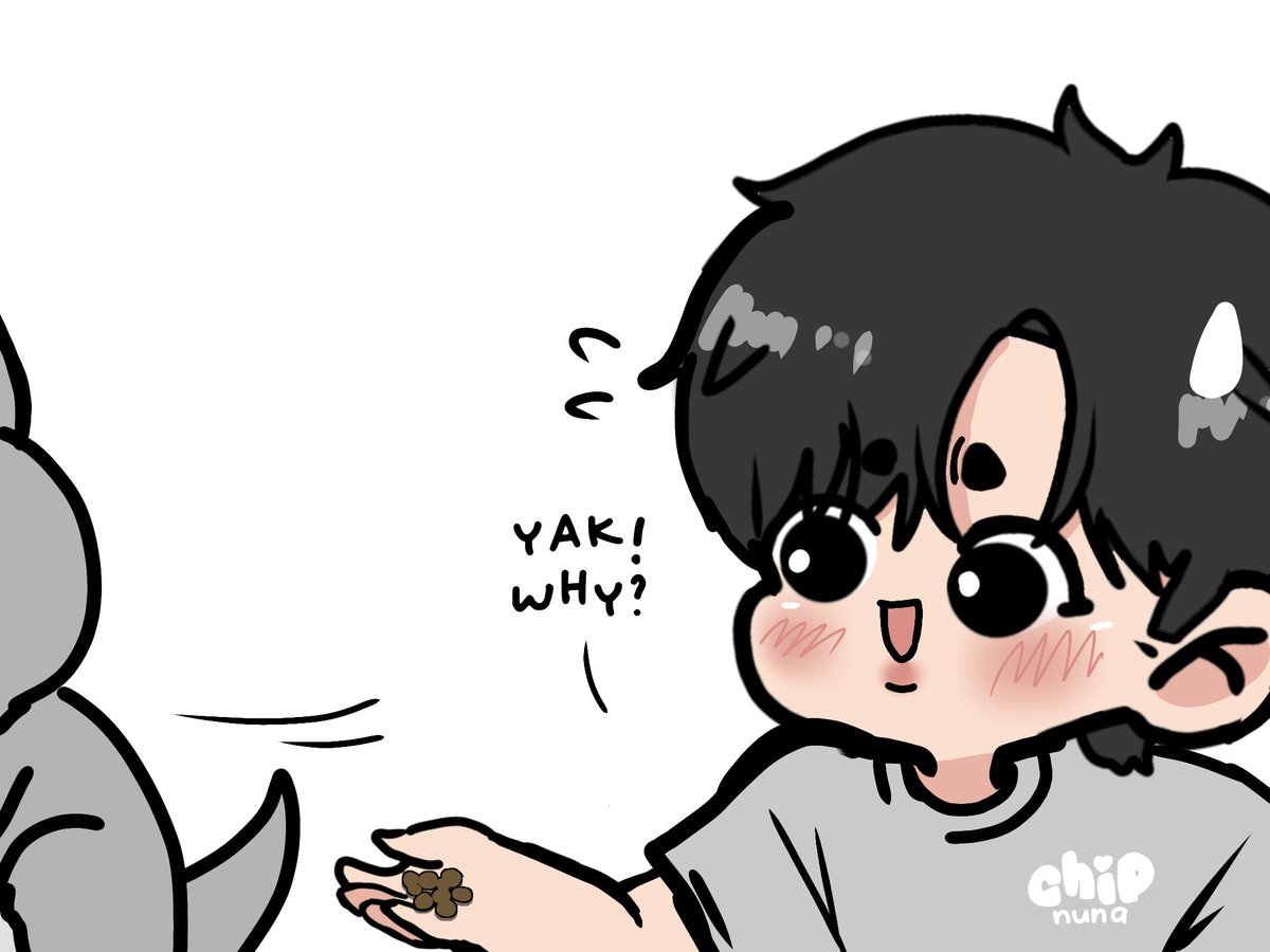 chipnuna's tweet photo. 🐮 ; hwanie vs kangaroo 

@treasuremembers https://t.co/unjlqQsBpQ