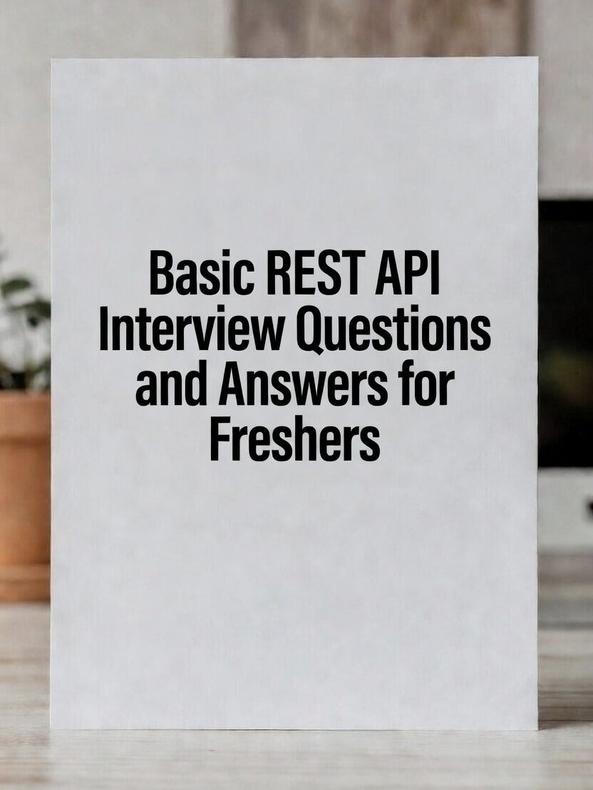 CodeAndAIHub's tweet photo. 🔥 FREE REST API Interview PDF dropping soon!
Comment "REST API" if you want it 👇
Freshers &amp; Java developers — this one's for you! 💻 https://t.co/NjQUxoUJvQ