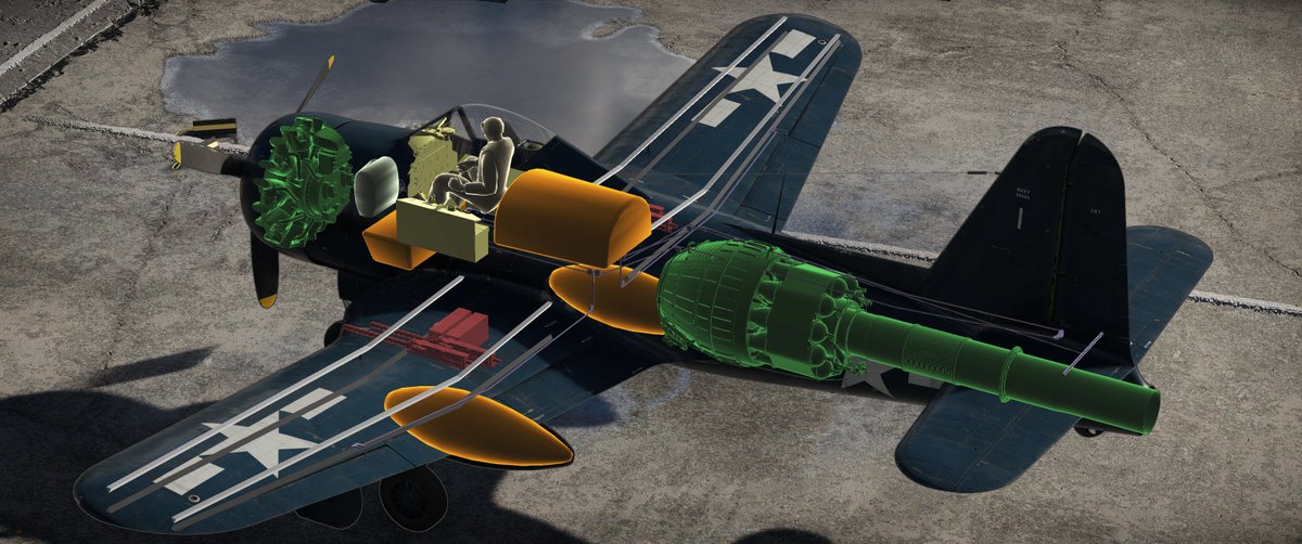 cicada_WT's tweet photo. 最近追加された一部のレシプロ機のDMも詳細化し始めたけど…このまま固定翼機も全部対応していくつもりなのか…？
#WarThunder #Devserver https://t.co/LfAWyY1iUI