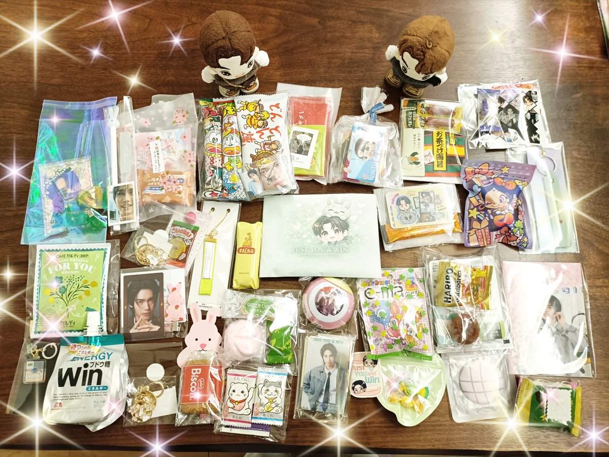 たくさんの方にお会いできてとても嬉しかったです🤣
お会い出来なかった方、次こそはぜひ～😭
Winちゃんがくれたご縁を大切に、これからもずっと推していきたいな💕✨絶対また日本に来てやー🤣🙏

🐰おやつや可愛いものいっぱいぬ～❤️
🐺ぬいんと一緒に食べるぬ🩷
#JustYouandWin1stsoloFMinOsaka