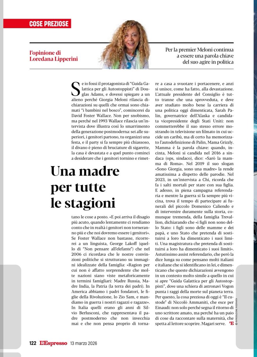 Loredana Lipperini tweet media