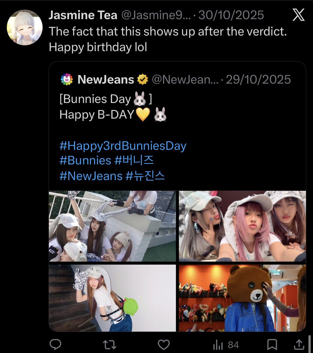 yunnjini's tweet photo. @Jasmine92775315 I just realised ur a Newjeans anti, so it’s no wonder why your knowledge on the whole situation is the same size as a penny.  next time, read the proof  and watch the document on YouTube about the situation and do some more research xx!! #copylit #newjeansontop https://t.co/JaWoFB1EkG