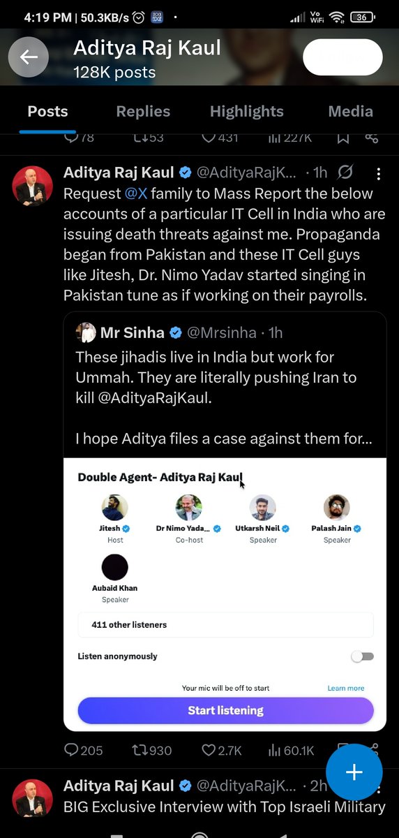 <a href="/IranUpdatesNow/">Iran Updates🚨</a> Another day, another fake story. The journalist wasn’t arrested, but you still pushed the lie because outrage gets you clicks. People like you are the reason misinformation spreads so easily online.

You claimed he was arrested, yet the same journalist posted on X just an hour