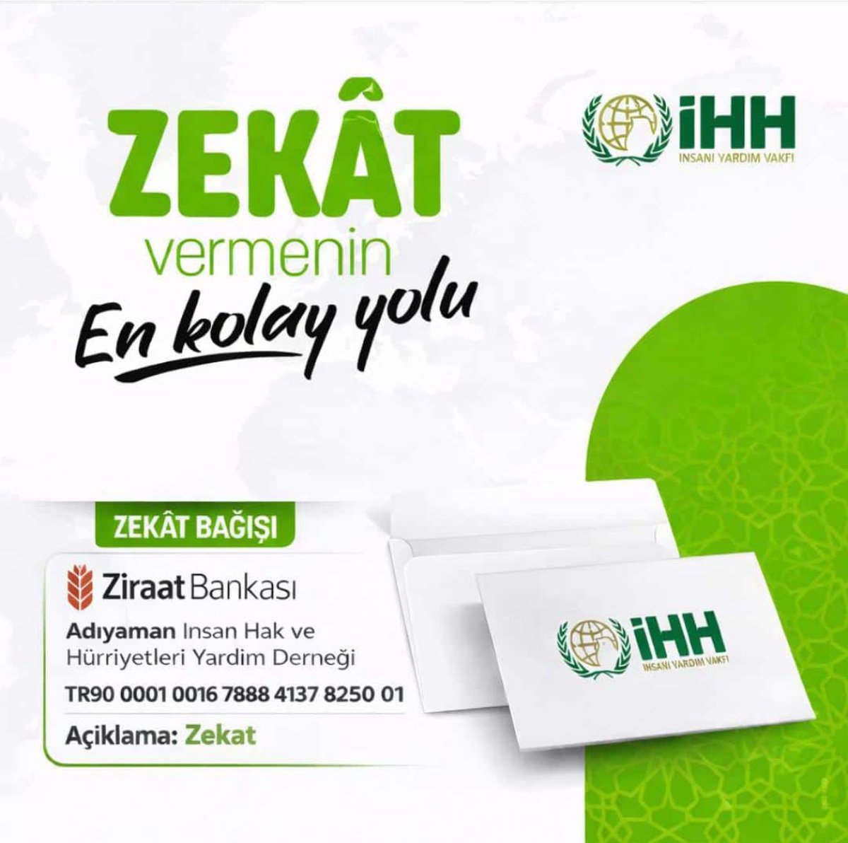 Zekat ulaştırmanın en kolay yolu...🌿

Zekat bağışlarınızla, sizi bekleyenlere destek olabilir, onların yaralarını sarabilirsiniz.